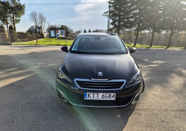 Peugeot 308 cena 34999 przebieg: 192000, rok produkcji 2015 z Łochów małe 172